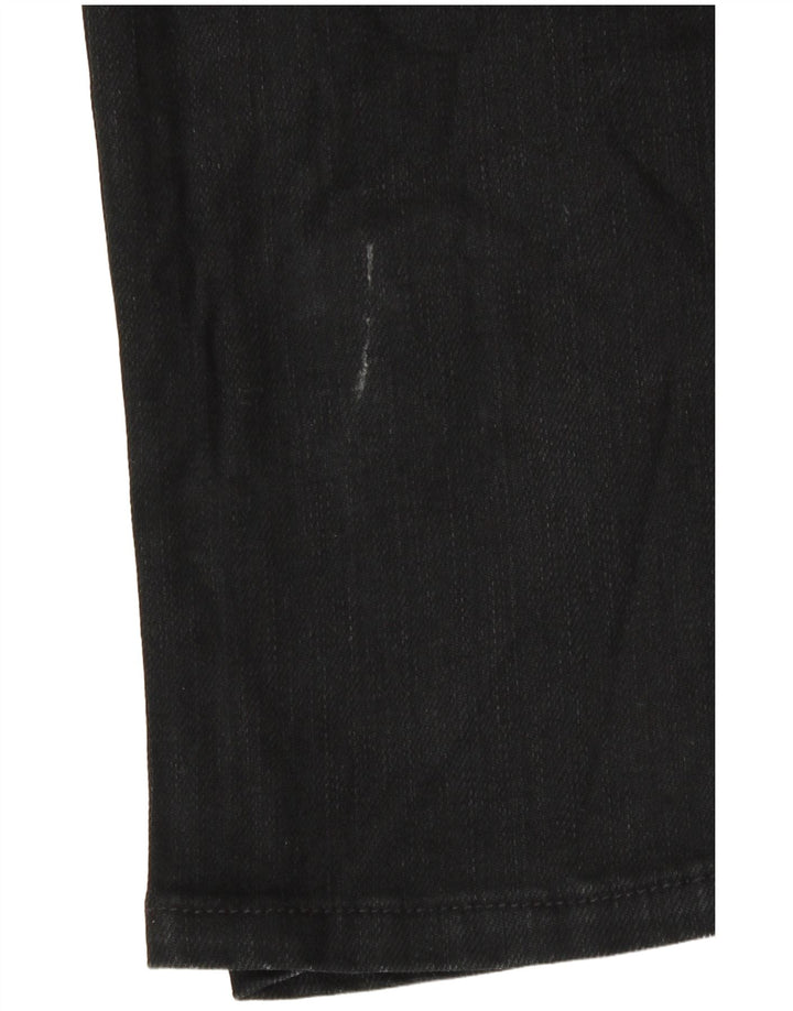 Jeans dritti da uomo Tommy Hilfiger W32 L32 cotone nero