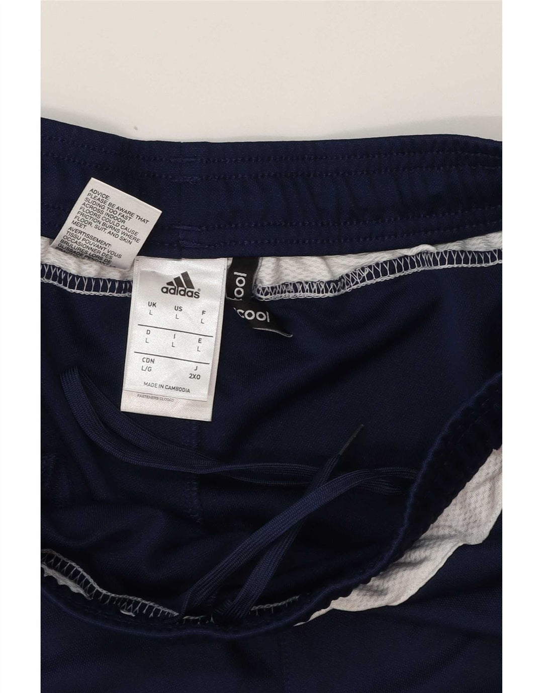 Pantaloni da tuta Adidas Climacool da uomo grandi color block blu navy
