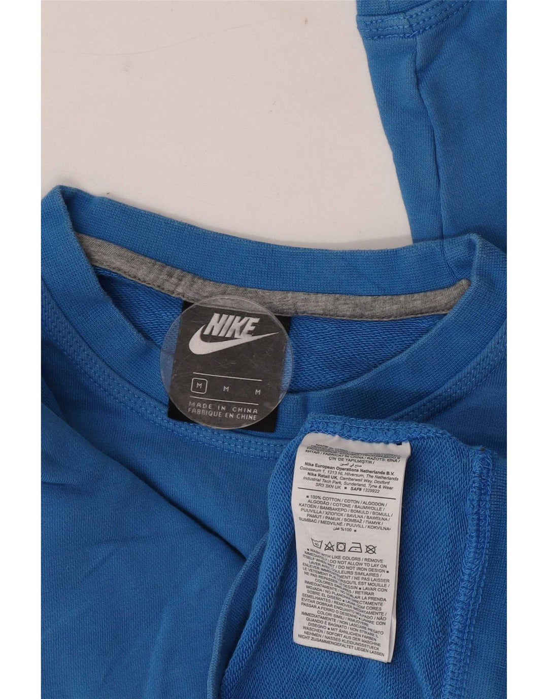 Felpa da donna Nike Jumper UK 14 cotone blu medio