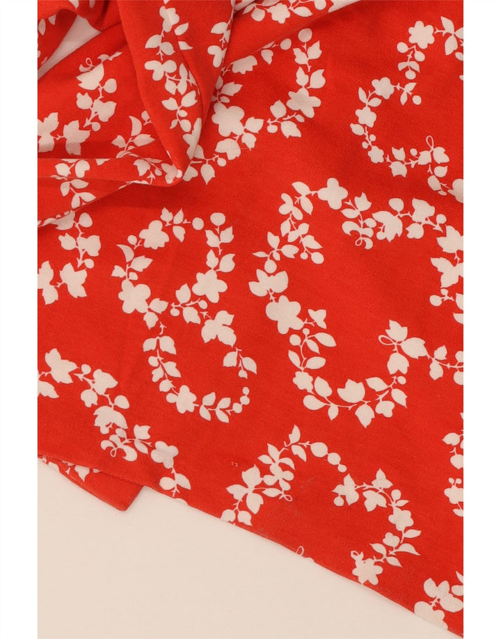 Abito tubino da donna Boden UK 12 Viscosa floreale rossa media