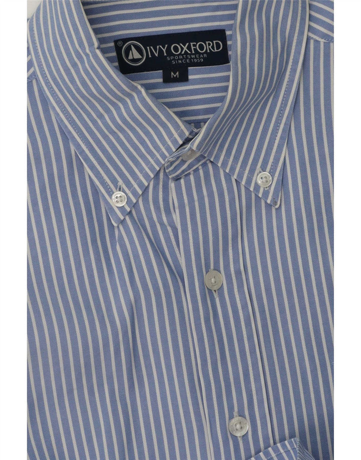 Camicia da uomo Ivy Oxford gessato blu medio