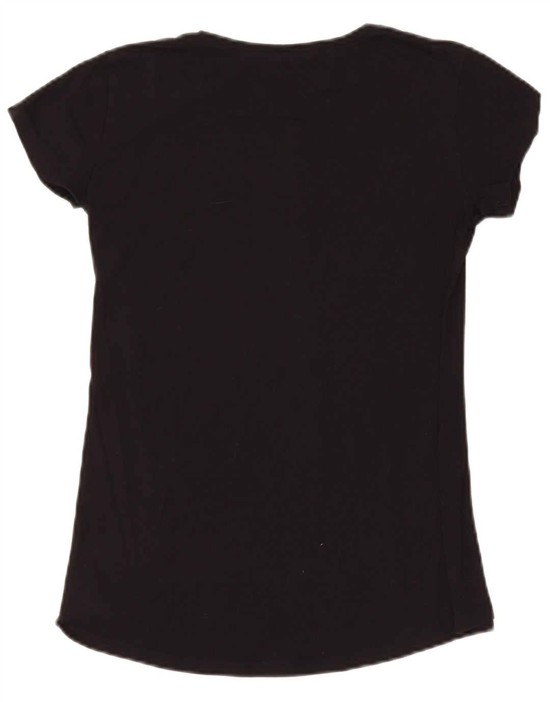 T-shirt grafica da donna Benetton Top UK 10 piccola nera