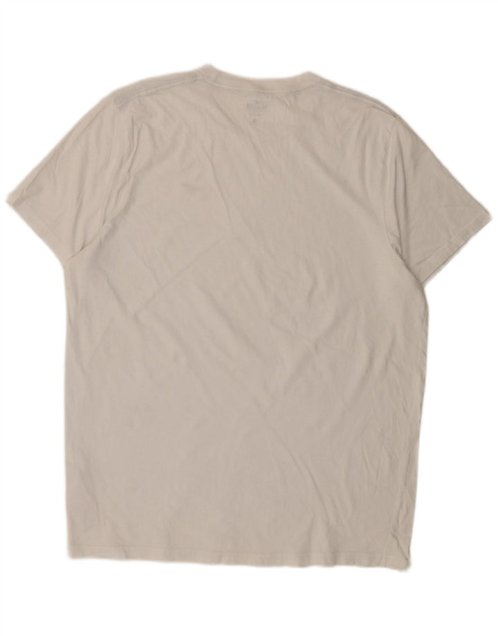 T-shirt Hollister da uomo Top XL in cotone bianco