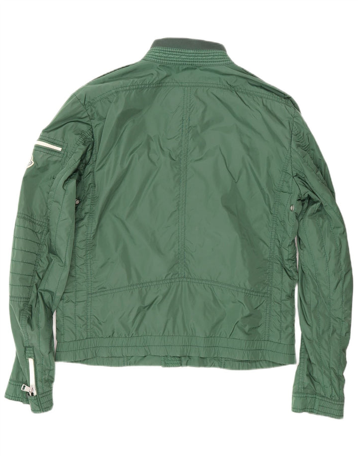 MONCLER Giacca bomber da uomo taglia 3 grande verde moderno