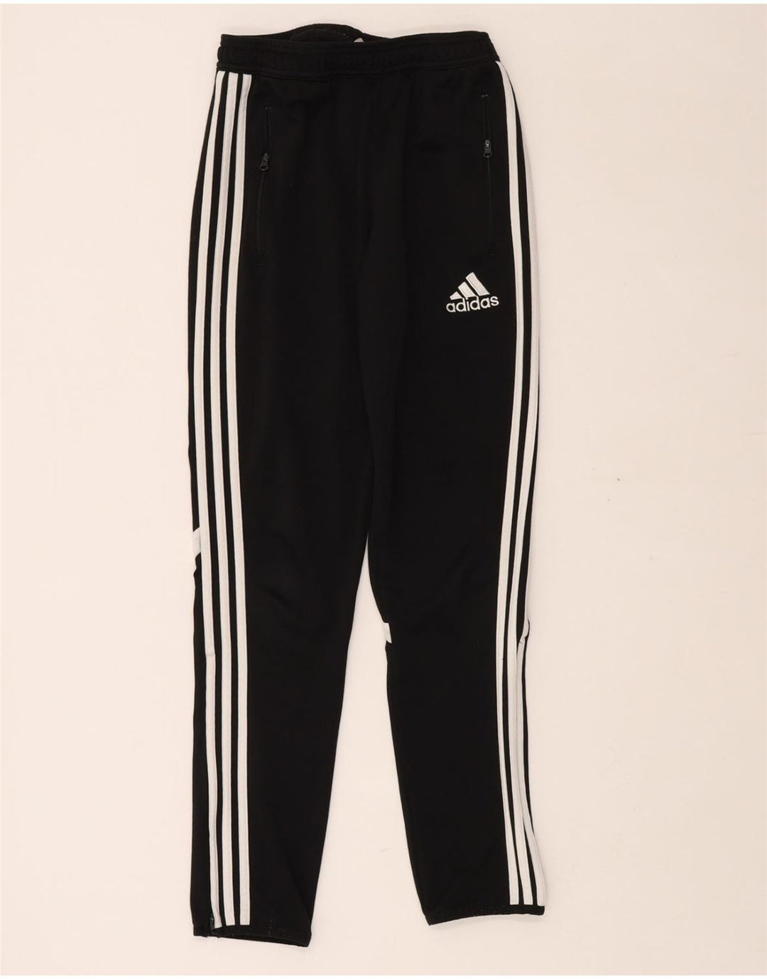 Pantaloni della tuta ADIDAS da ragazzo Climacool 13-14 anni XL Nero Colourblock