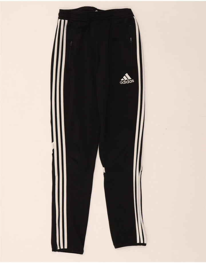 Pantaloni della tuta ADIDAS da ragazzo Climacool 13-14 anni XL Nero Colourblock