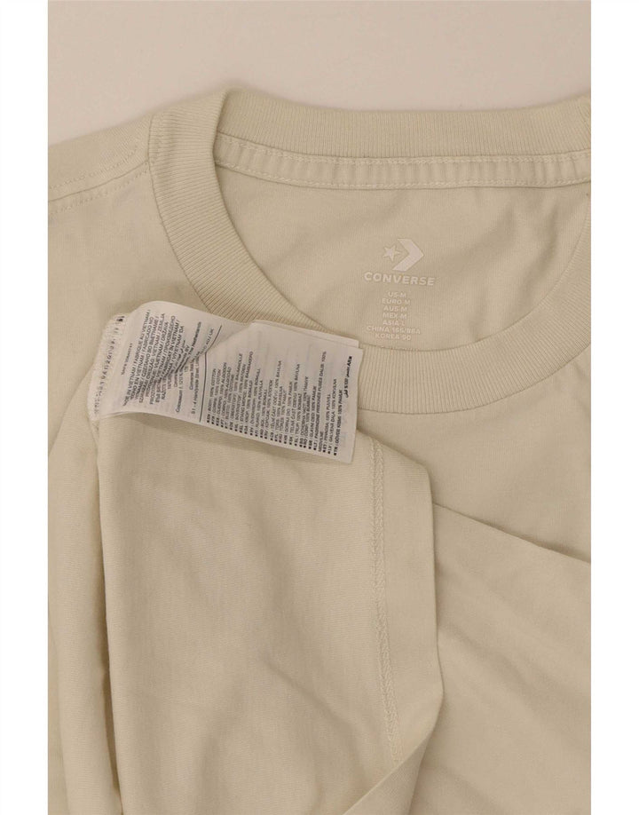 T-shirt da donna Converse Top UK 12 cotone beige medio
