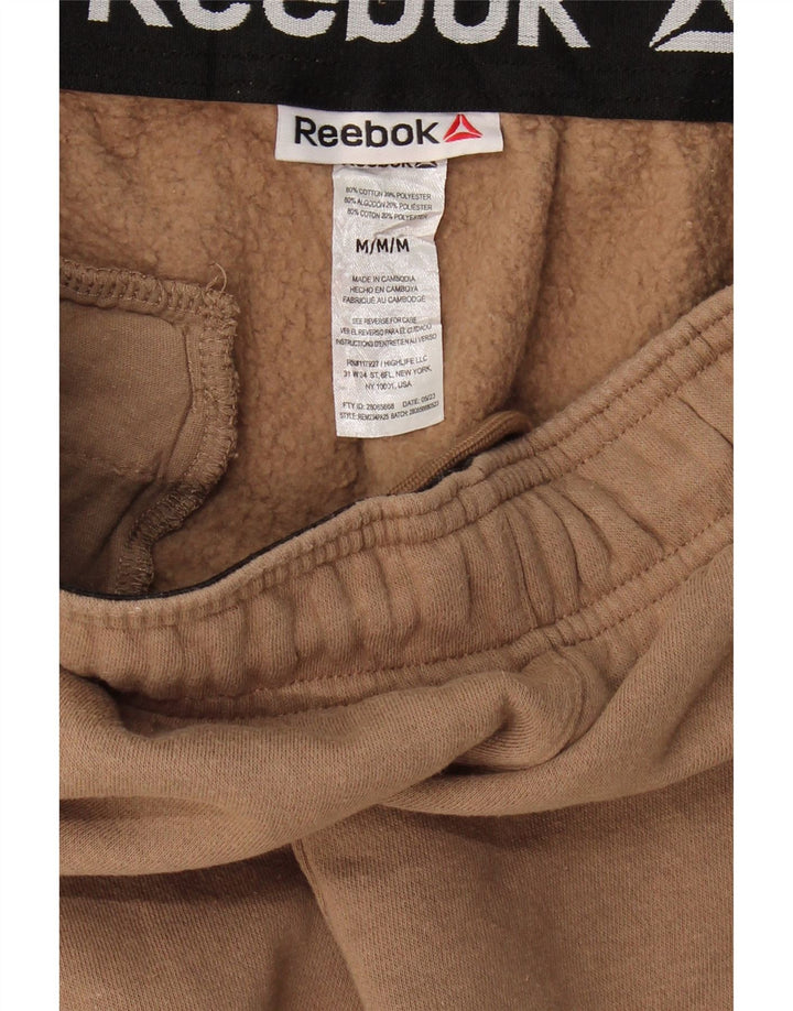 REEBOK Mens Tracksuit Trousers Joggers Medium Beige Cotton Vintage Reebok and Second-Hand Reebok from Messina Hembry 