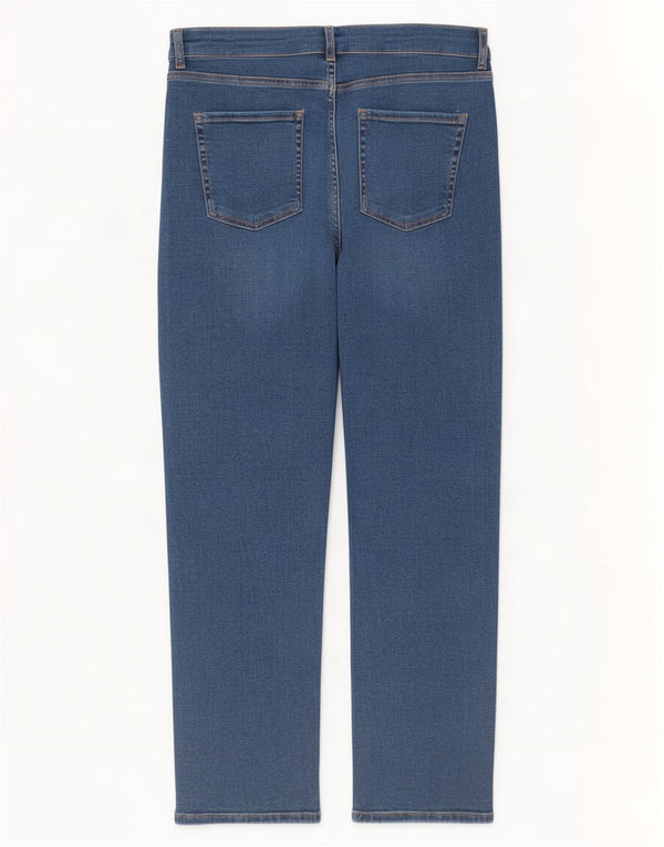 Jeans dritti Marks & Spencer da donna Per Una UK 18 XL W36 L27 Lyocell blu