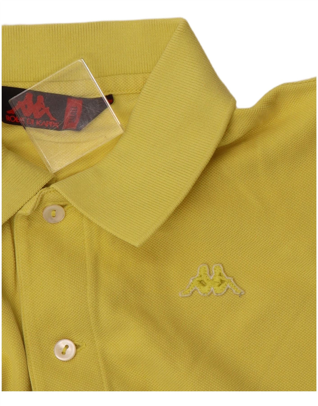Polo Uomo Kappa Small Giallo In Cotone