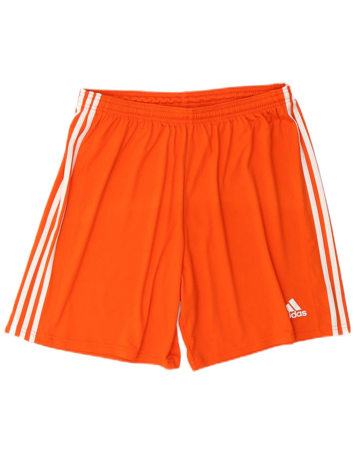 Pantaloncini sportivi Adidas Aeroready da uomo XL arancione in poliestere