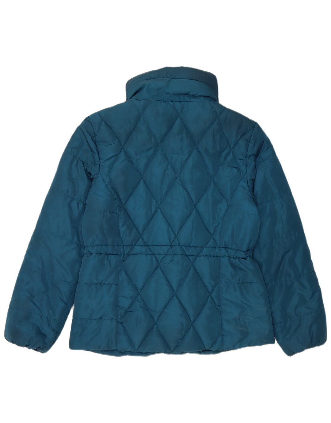 Giacca imbottita trapuntata da donna Marks & Spencer UK 12 poliestere blu medio