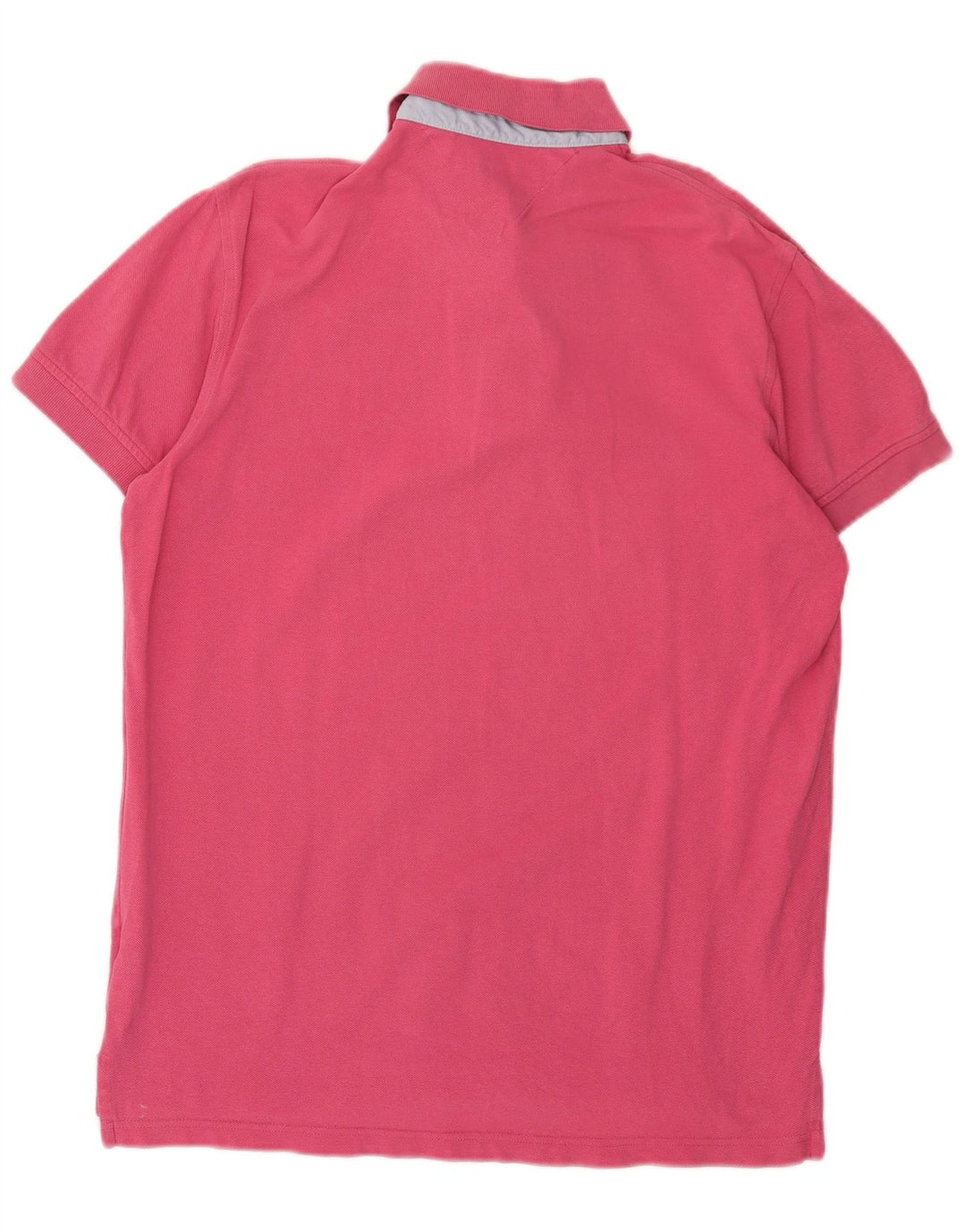 TOMMY HILFIGER Polo da uomo in cotone rosa medio