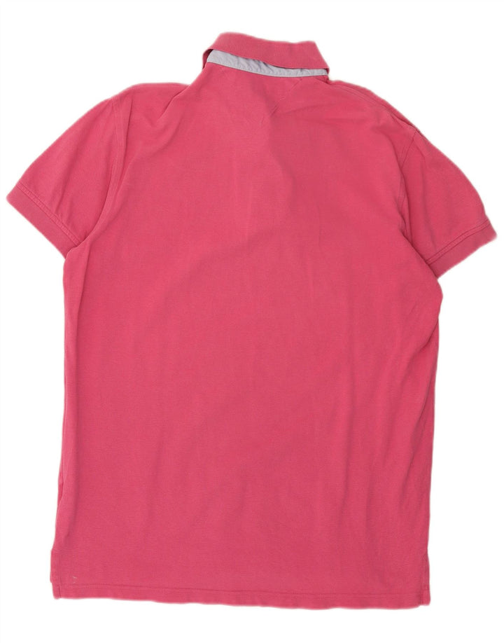 TOMMY HILFIGER Polo da uomo in cotone rosa medio