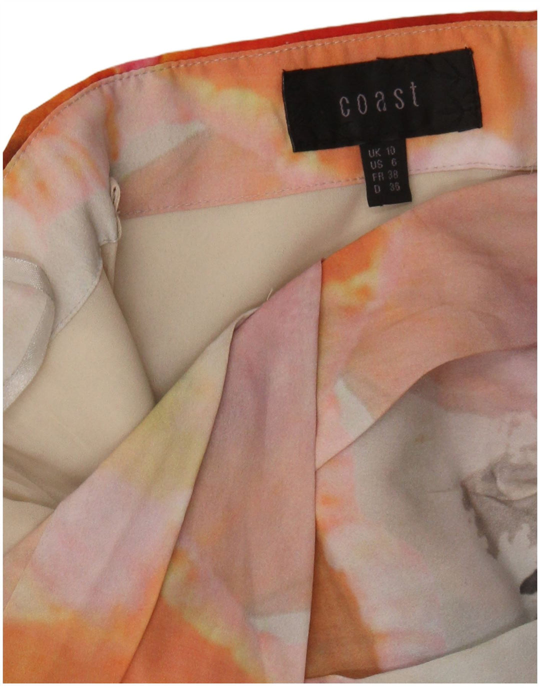 COAST Womens Maxi Strapless Dress UK 10 Small Multicoloured Floral