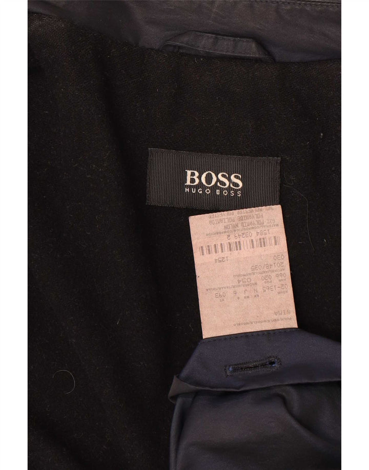 Giacca a vento da uomo Hugo Boss IT 54 2XL Nylon blu navy