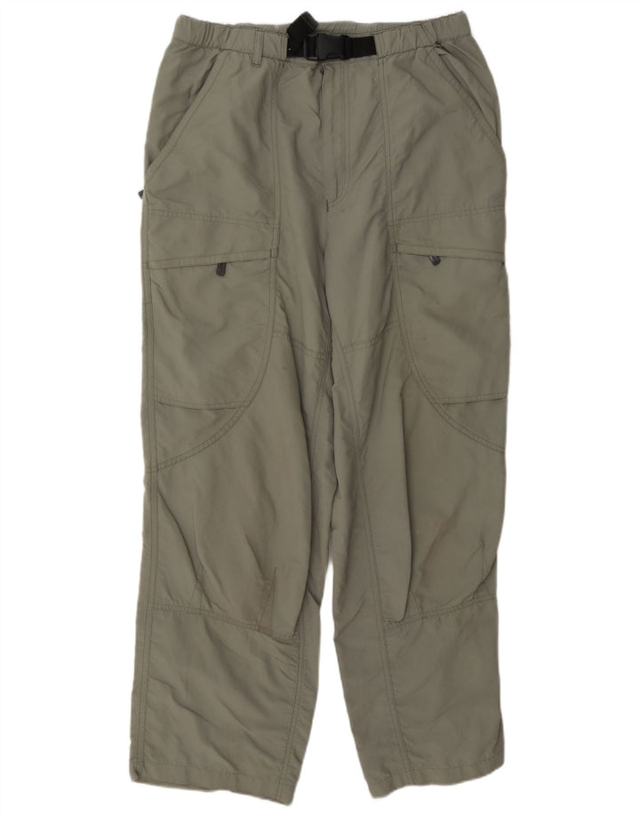 Pantaloni impermeabili cargo dritti da uomo Rohan medio W32 L29 kaki