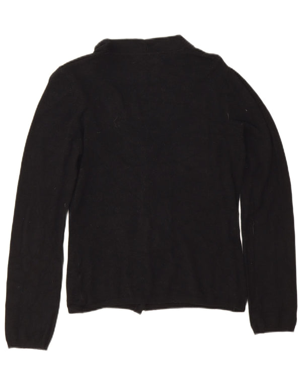 Maglione cardigan corto da donna Zara UK 12 medio nero
