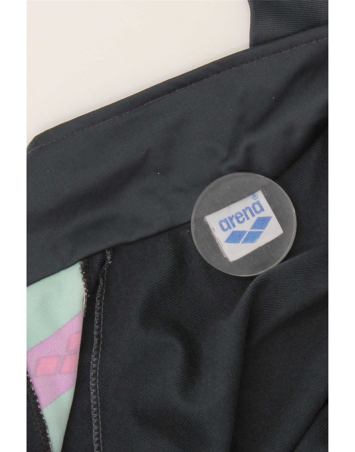 Giacca da ginnastica grafica da uomo Arena Top Jacket grigio medio color block