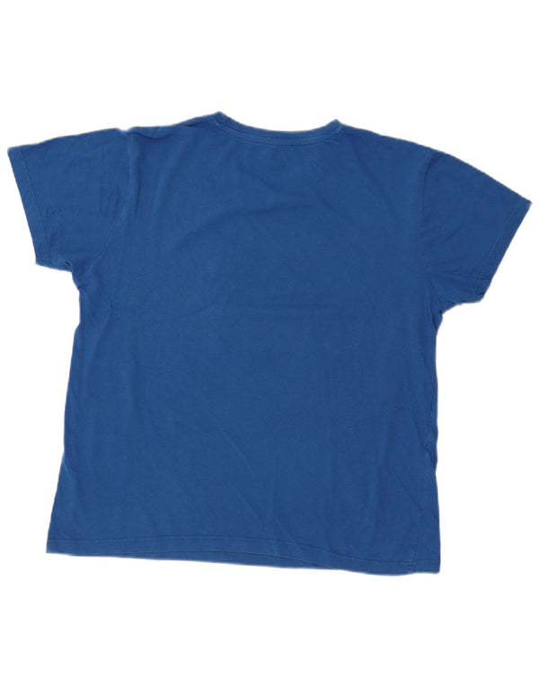 T-shirt grafica da uomo Lotto Top grande blu