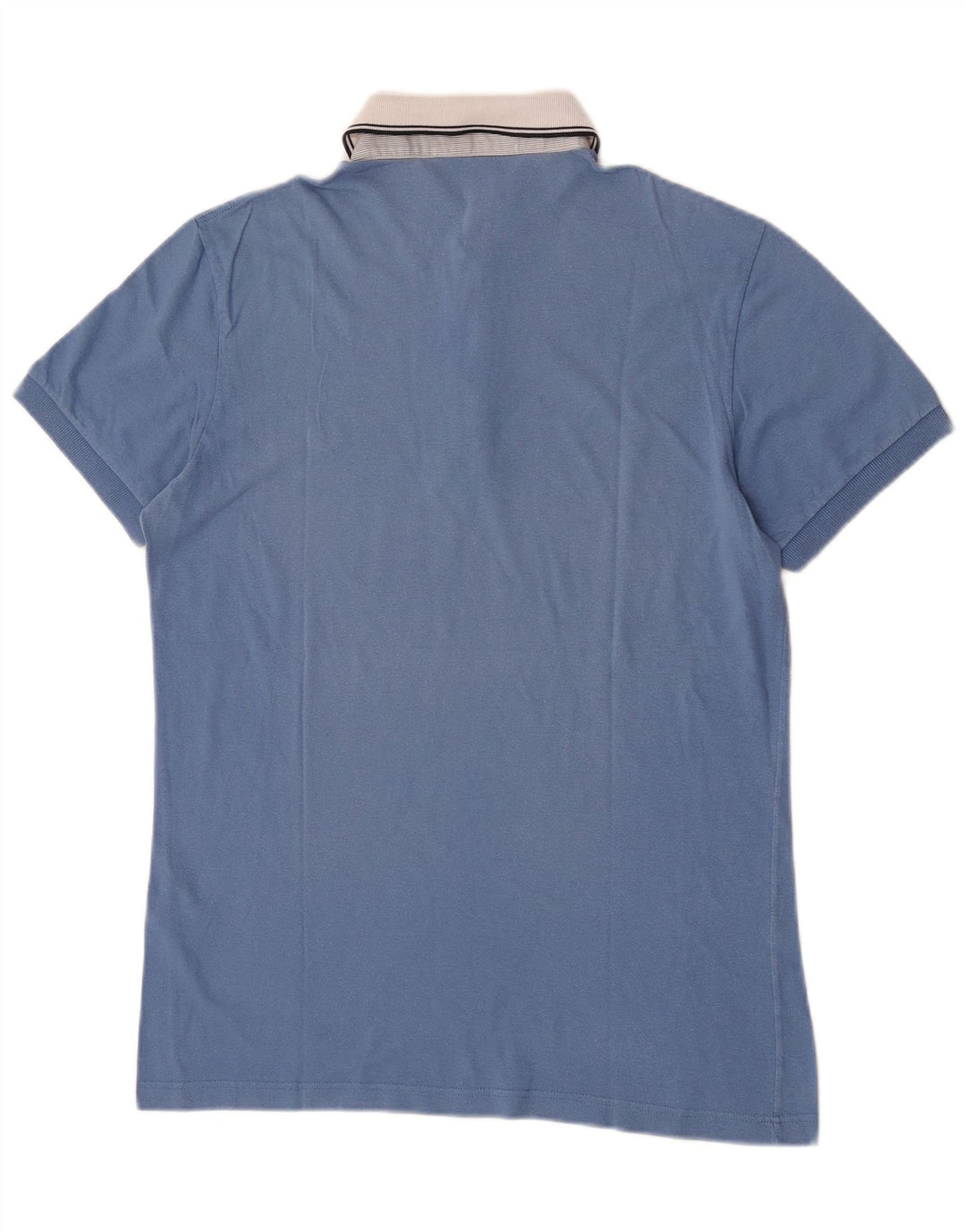 Polo da uomo Fred Perry in cotone color block blu medio