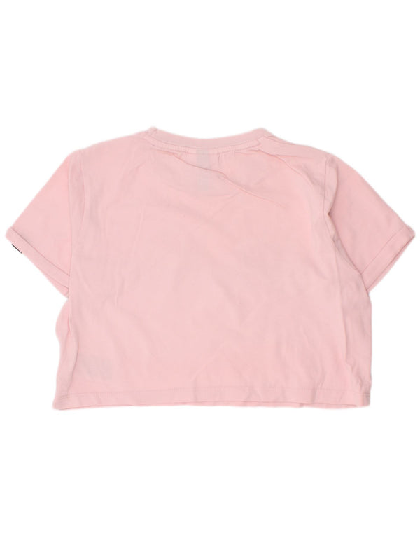 T-shirt corta con grafica per ragazze Ellesse 10-11 anni in cotone rosa