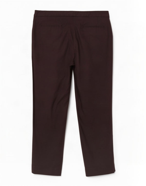 Pantaloni chino dritti a vita alta da donna Boden UK 18 XL W38 L29 neri