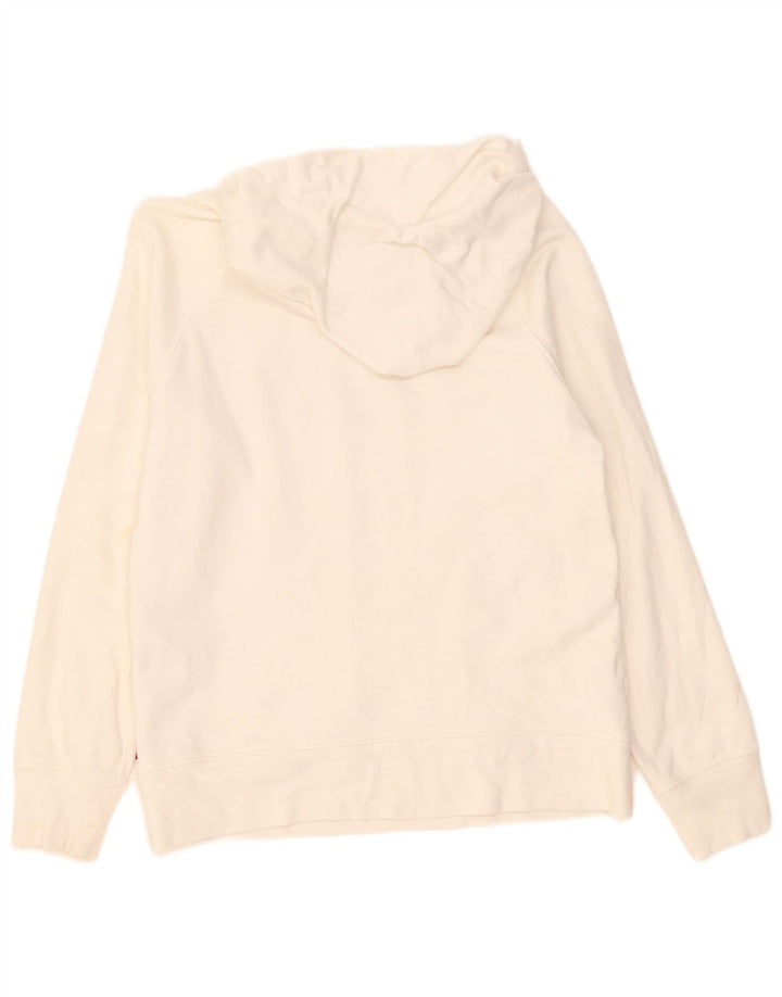 Maglione con cappuccio grafico da uomo Levi's piccolo in cotone bianco