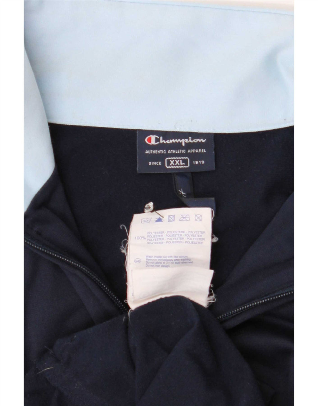 Giacca da tuta da uomo Champion 2XL poliestere blu navy