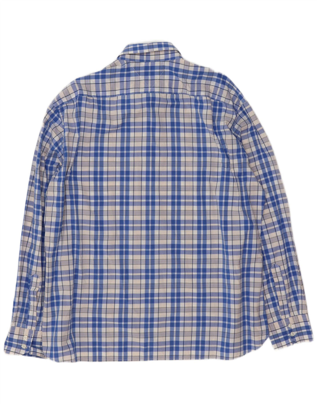 Camicia da uomo Tommy Hilfiger XL in cotone a quadri blu