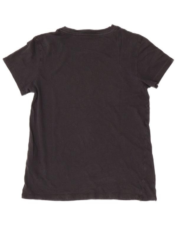 T-shirt grafica da donna Levi's Top UK 6 XS cotone nero