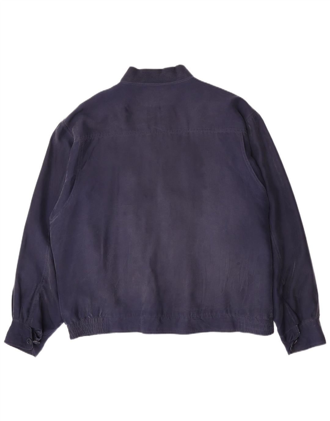 Giubbotto bomber da uomo Leader UK 42 XL seta blu navy