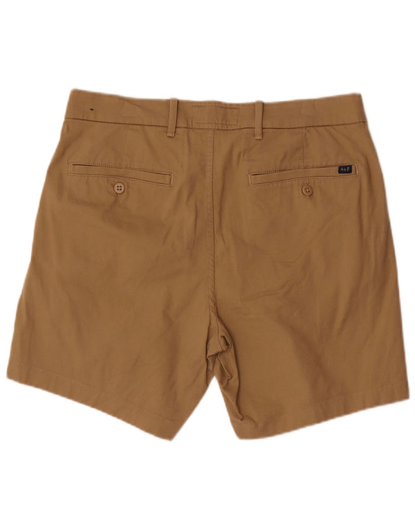 Pantaloncini chino da uomo Abercrombie & Fitch W33 in cotone beige medio