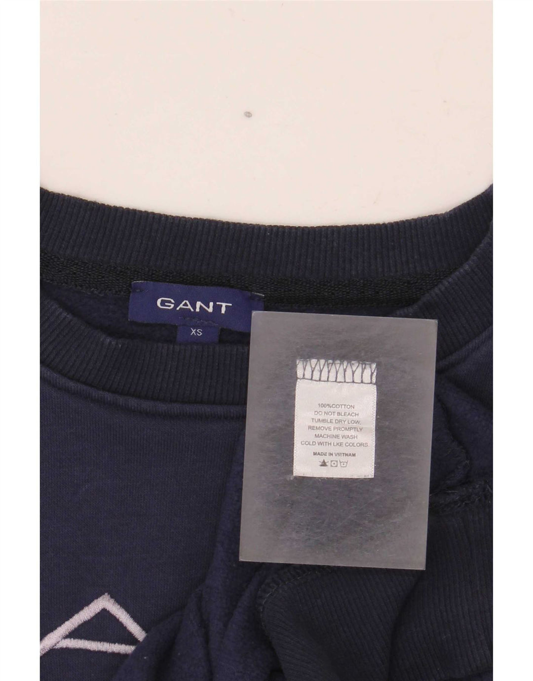 Gant Felpa grafica da uomo Maglione XS Blu navy in cotone