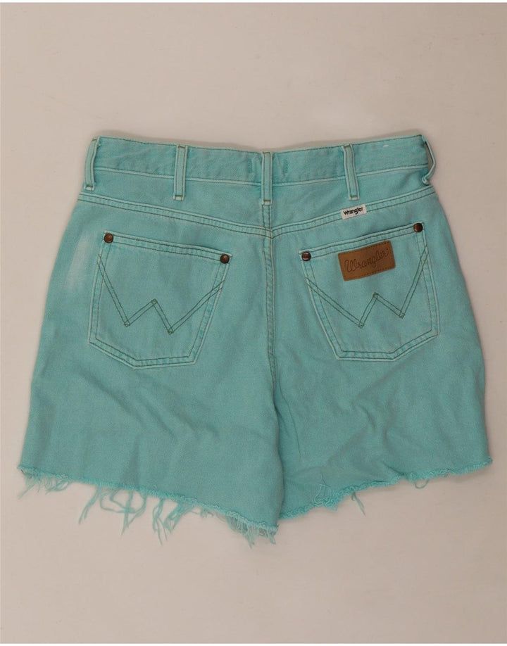 Pantaloncini di jeans da donna WRANGLER W28 cotone turchese medio