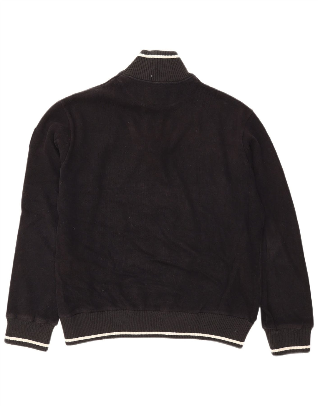 Marina Yachting Maglione da uomo con collo a bottoni 2XL cotone nero