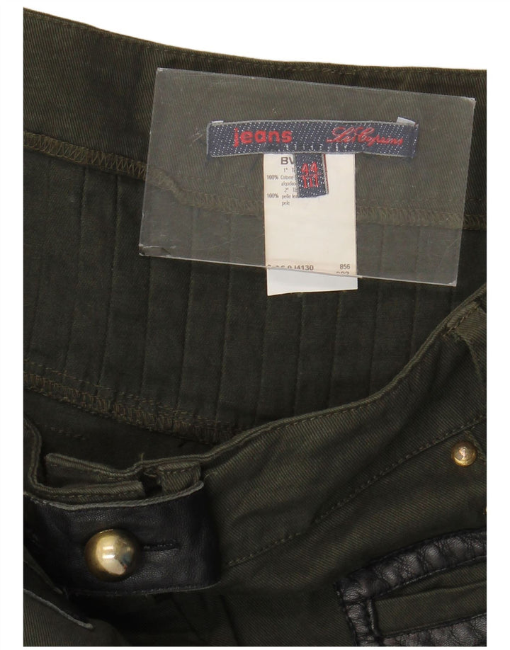 Gonna in denim da donna Les Copains EU 34 XL W34 Cotone verde