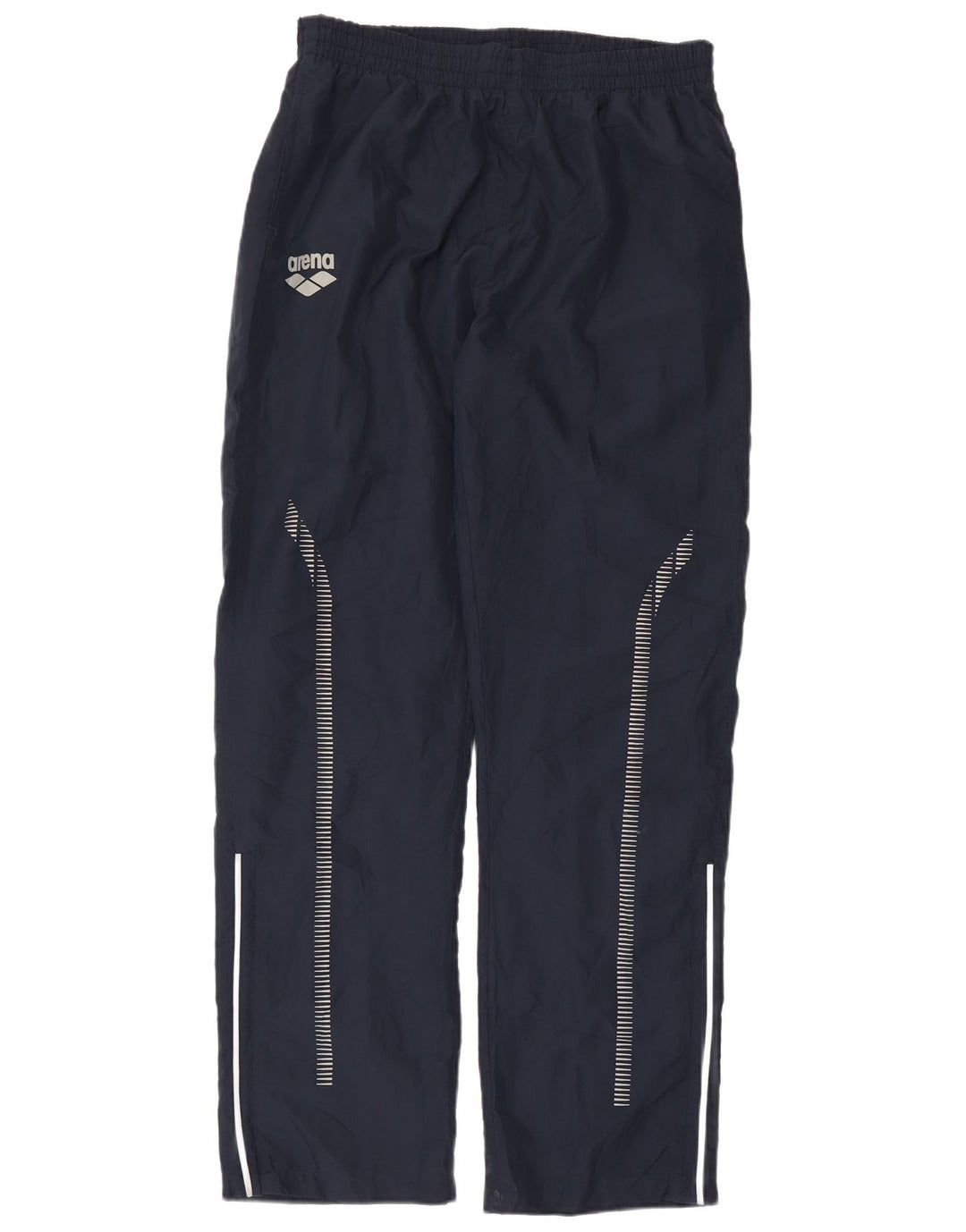 ARENA Mens Tracksuit Trousers Large  Navy Blue Polyester
