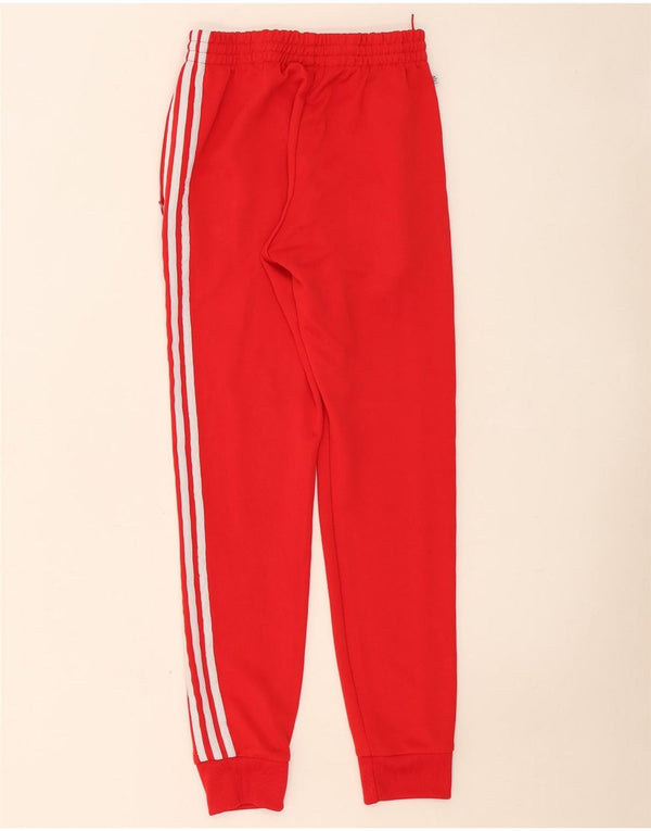 Pantaloni da tuta da uomo Adidas Joggers piccoli in poliestere rosso