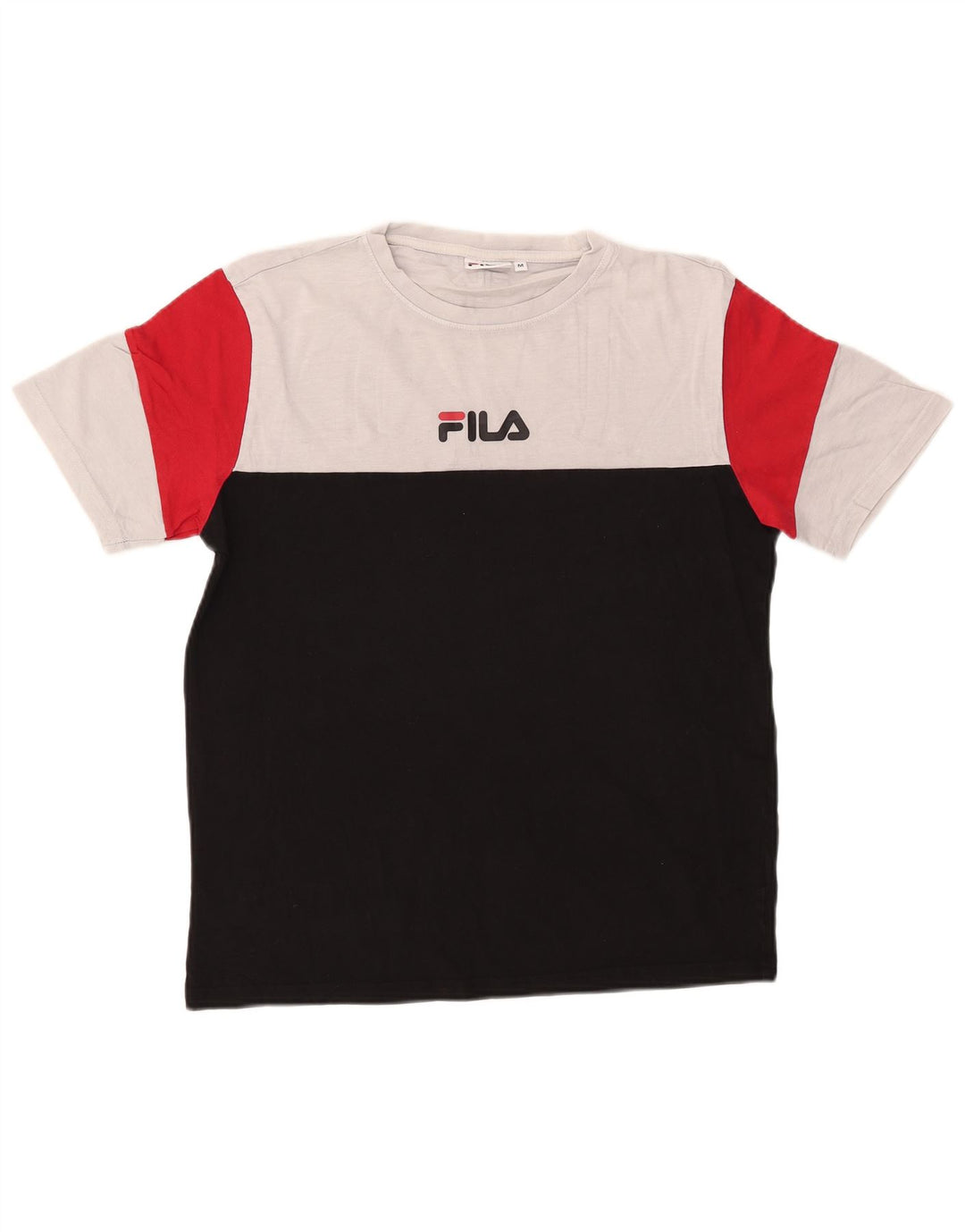 T-shirt Fila da uomo Top color nero medio