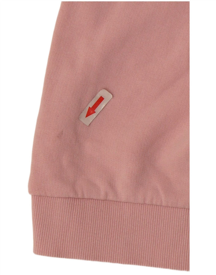Felpa grafica da donna Fila Maglione UK 14 Cotone rosa medio