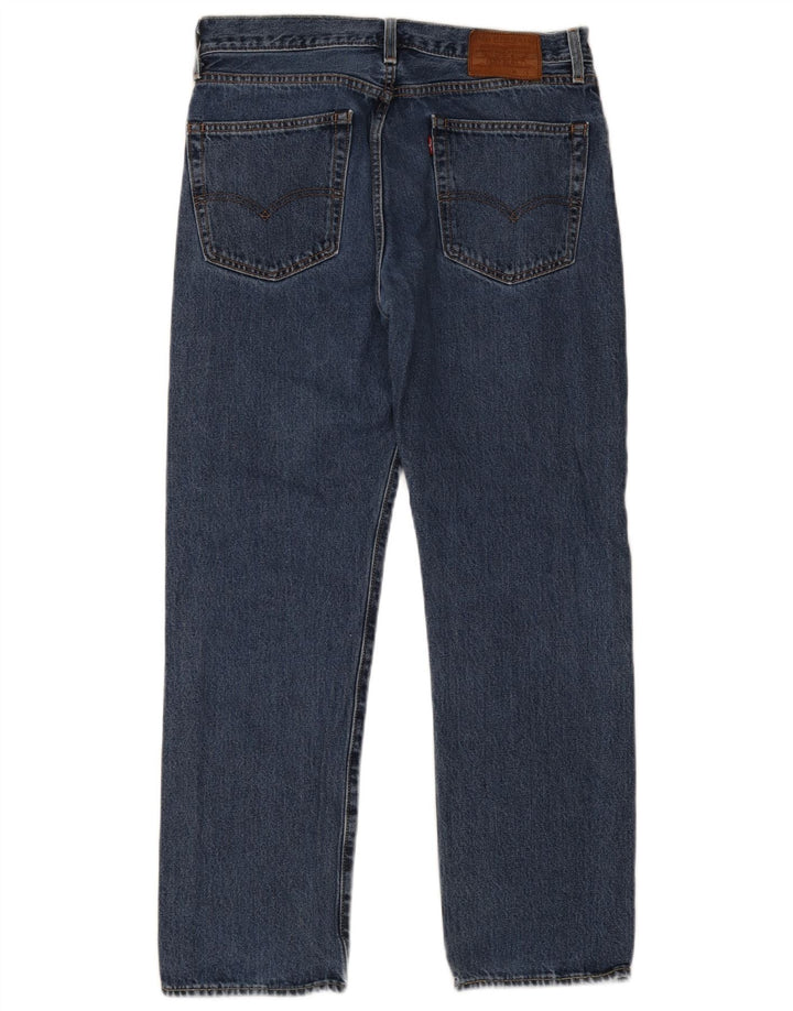 Jeans dritti da uomo Levi's W32 L32 in cotone blu