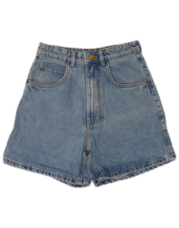 Pantaloncini di jeans a vita alta Trafaluc da donna Zara EU 34 2XS W24 Blu