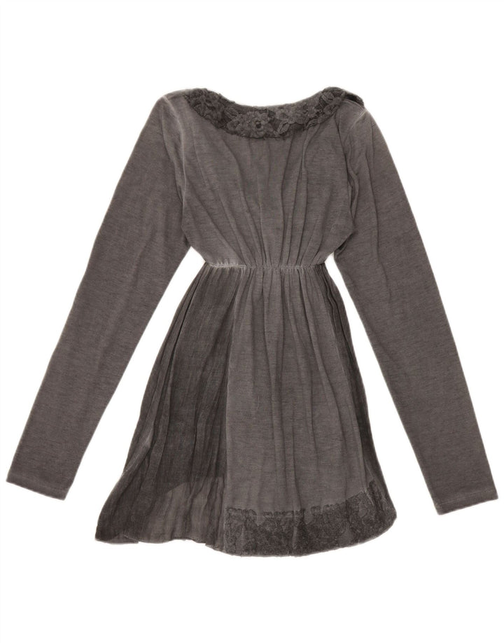 Tunica a maniche lunghe da donna Rifle UK 8 Small Poliestere grigio