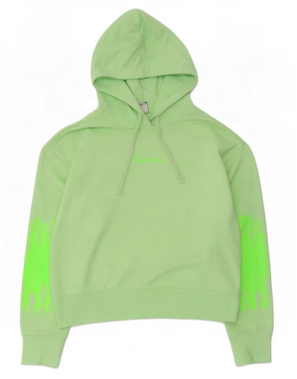 Felpa con cappuccio grafica da donna Champion UK 18 XL Verde