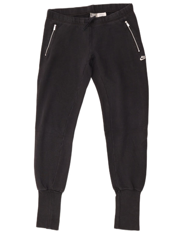 Nike Womens Tracksuit Trousers Joggers UK 8 Small  Black Cotton