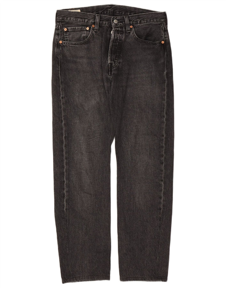 Levi's Uomo 501 Jeans dritti W31 L29 Cotone Nero