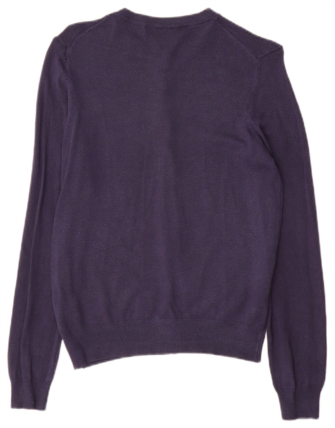 Maglione cardigan da donna Marks & Spencer UK 12 Viscosa blu navy medio