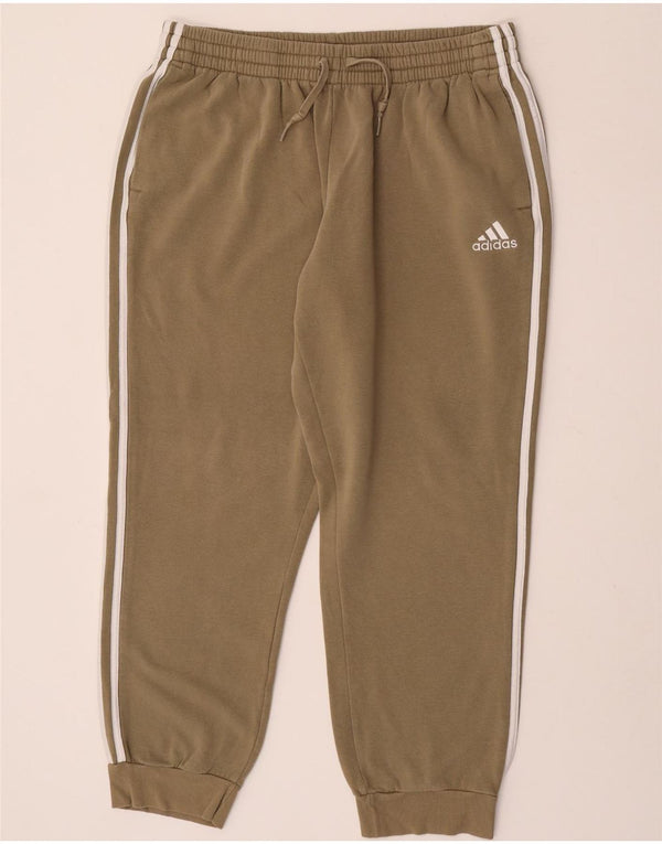 Pantaloni da tuta da uomo Adidas Joggers XL in cotone kaki