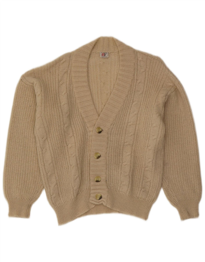 Maglione cardigan da uomo Belfe medio bianco sporco